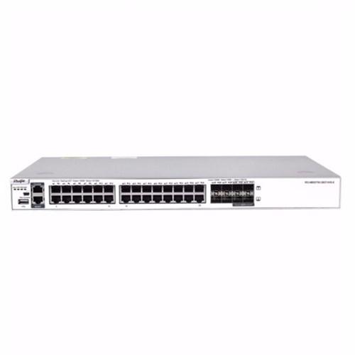 銳捷Ruijie交換機RG-NBS5750-28GT4XS-E 24口千兆管理交換機 4個萬兆SFP